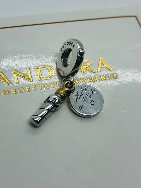 Pandora Jewelry - Pandora Two-tone Birthday Candle Dangle Charm